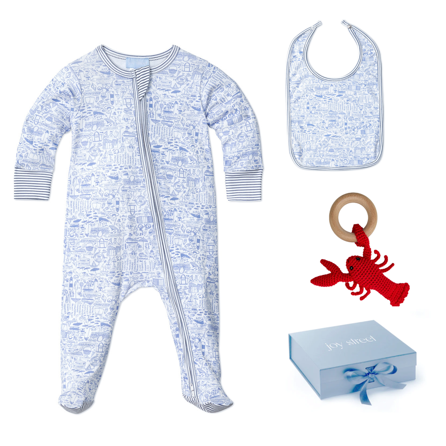 Nantucket Blue Baby Gift Bundle