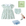 Golf Sally Dress Baby Gift Bundle