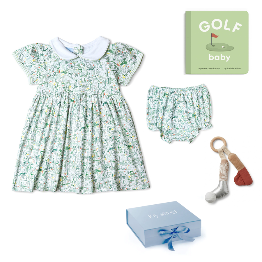 Golf Sally Dress Baby Gift Bundle