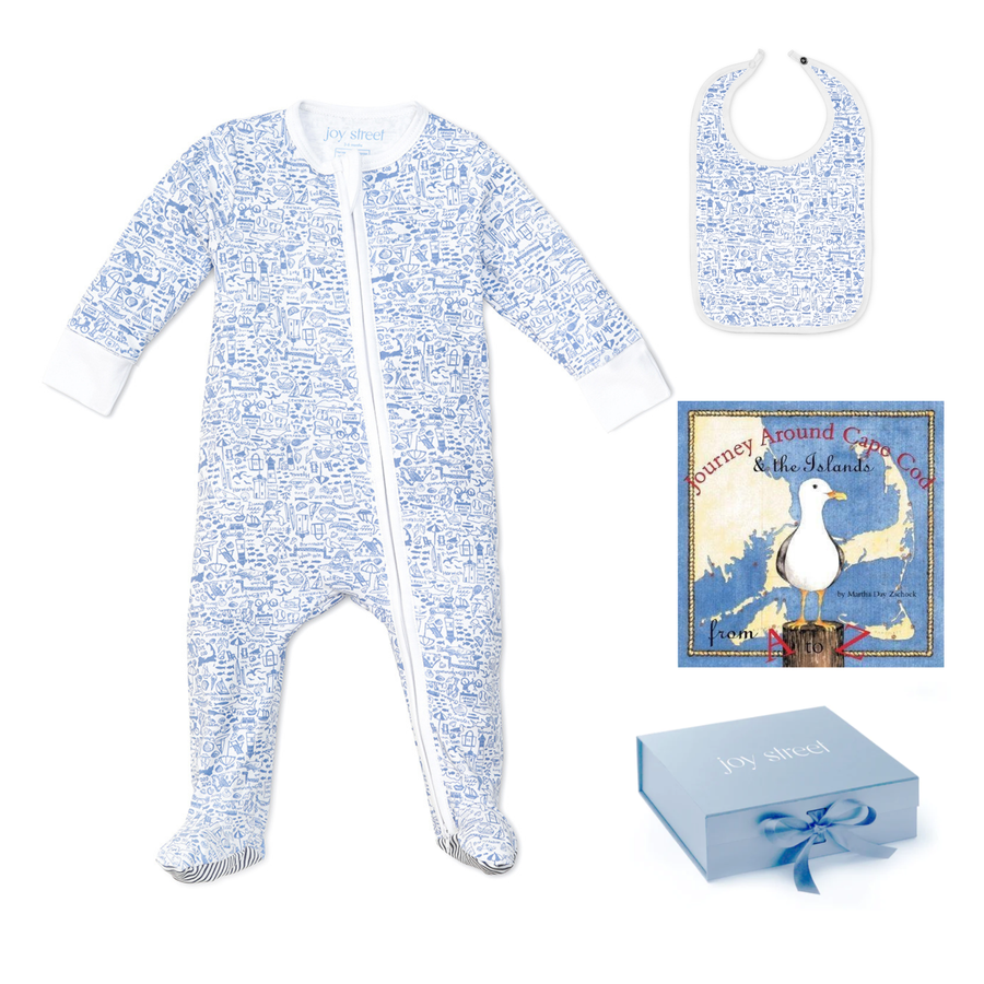 Cape Cod Blue Baby Gift Bundle