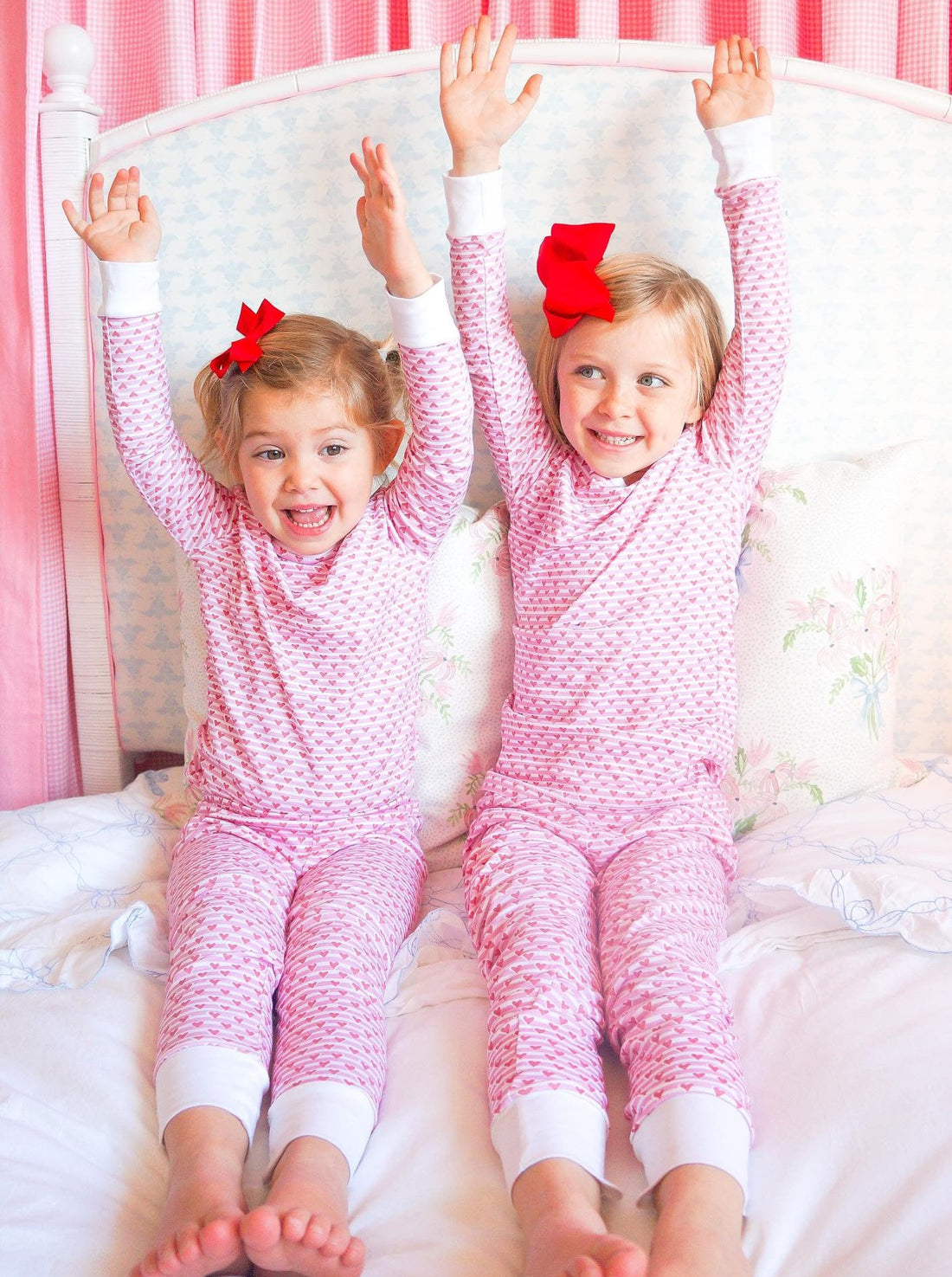 Sailor Hearts Two Piece Kids Pajamas