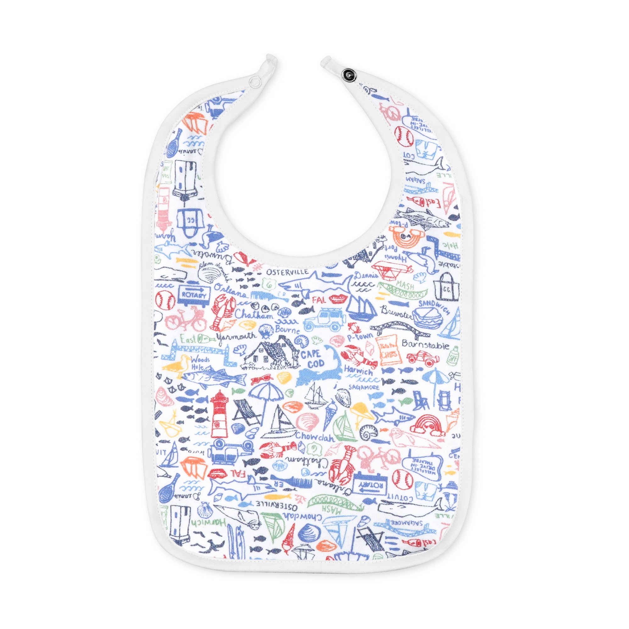 Joy Street Cape Cod Round Bib, Multi