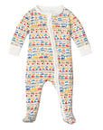 Joy Street Kids Cars and Trucks Zip Baby Onesie