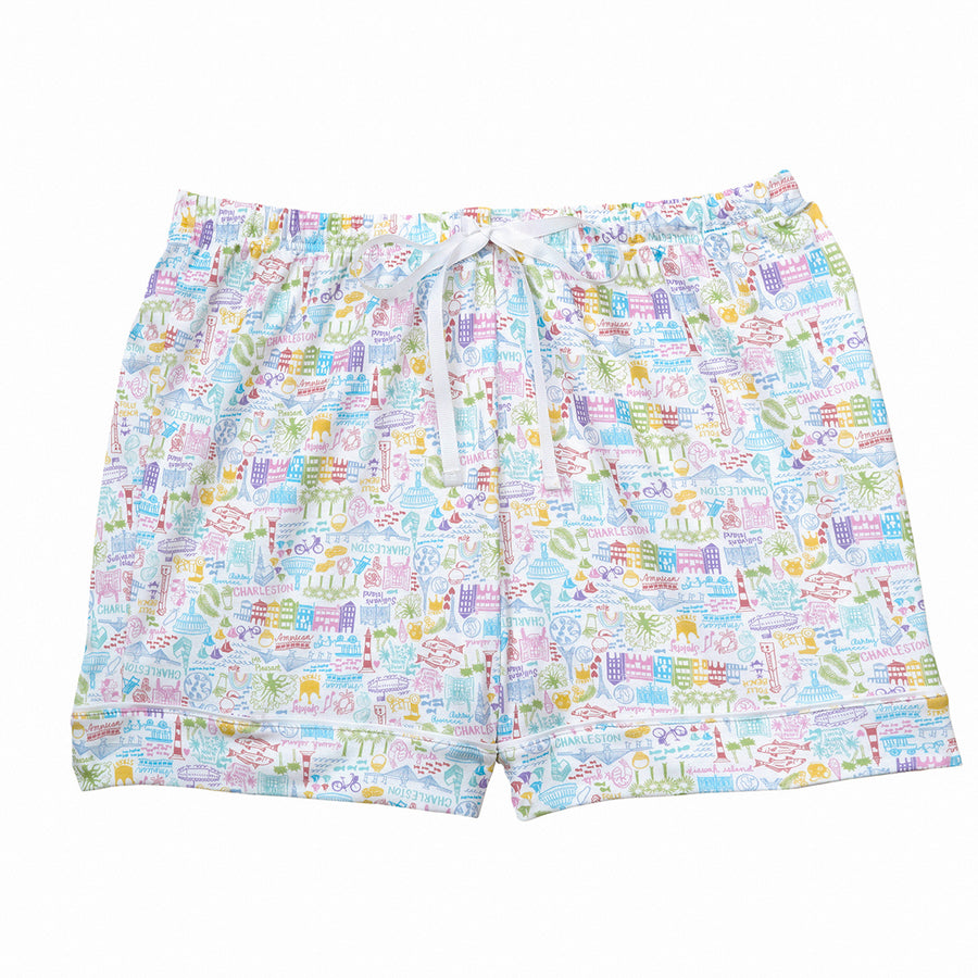 Charleston Women's Two pIece short pajama set bottom
