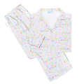 Charleston Women’s Button Front Long Pajama Set