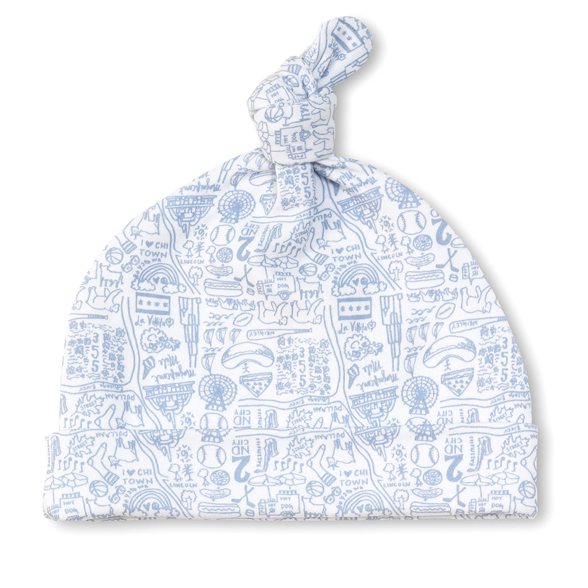 Joy Street Kids Chicago Baby Hat, blue