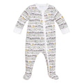 Christmas Trains Zip Baby Onesie