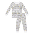 Christmas Trains Two Piece Kids Pajamas