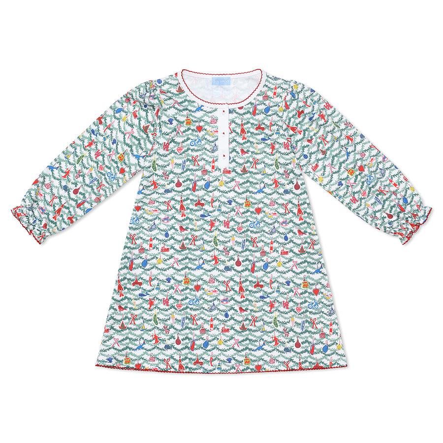 Oh Christmas Tree Girls Tess Lounge Dress