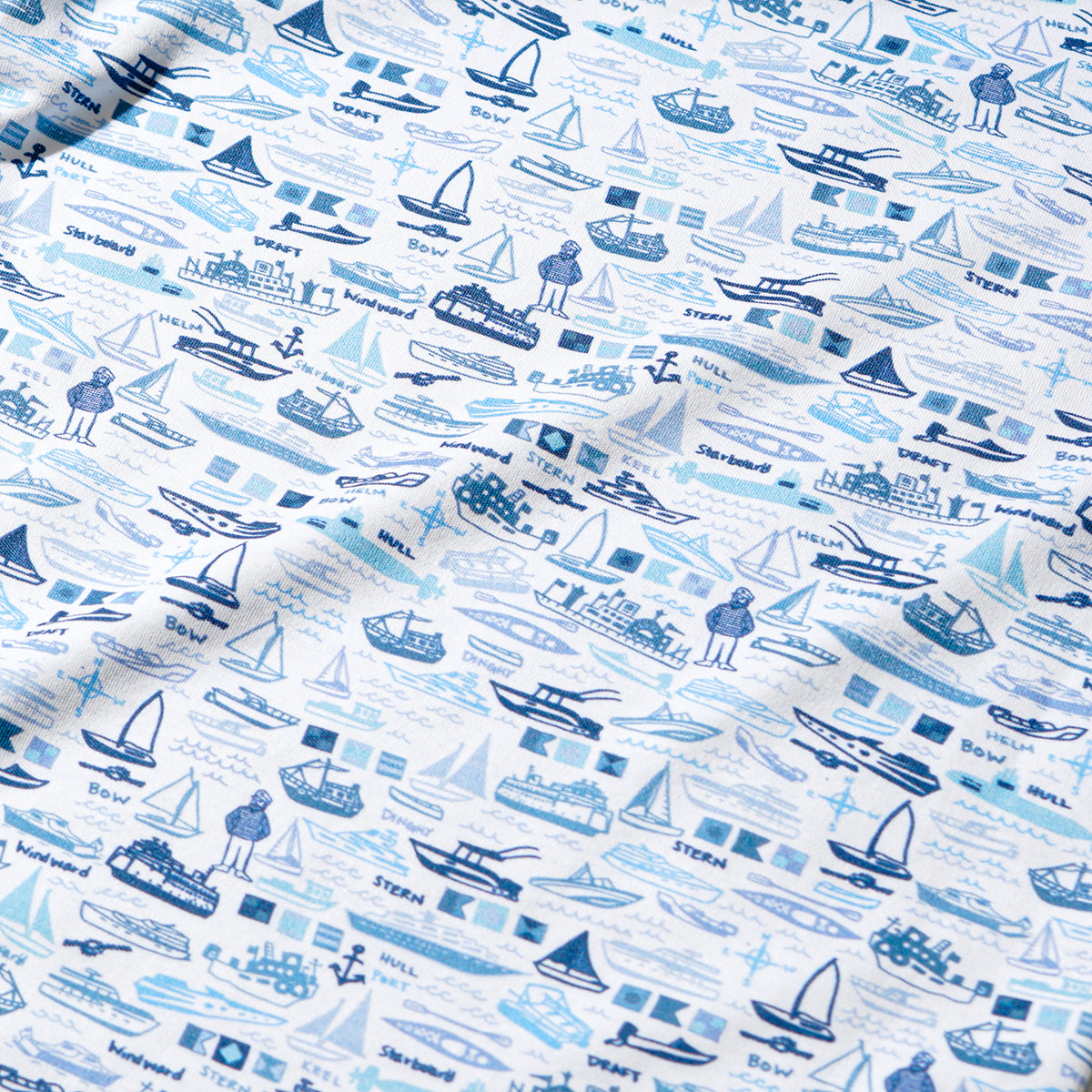 Boats Kids Short Pajama Set