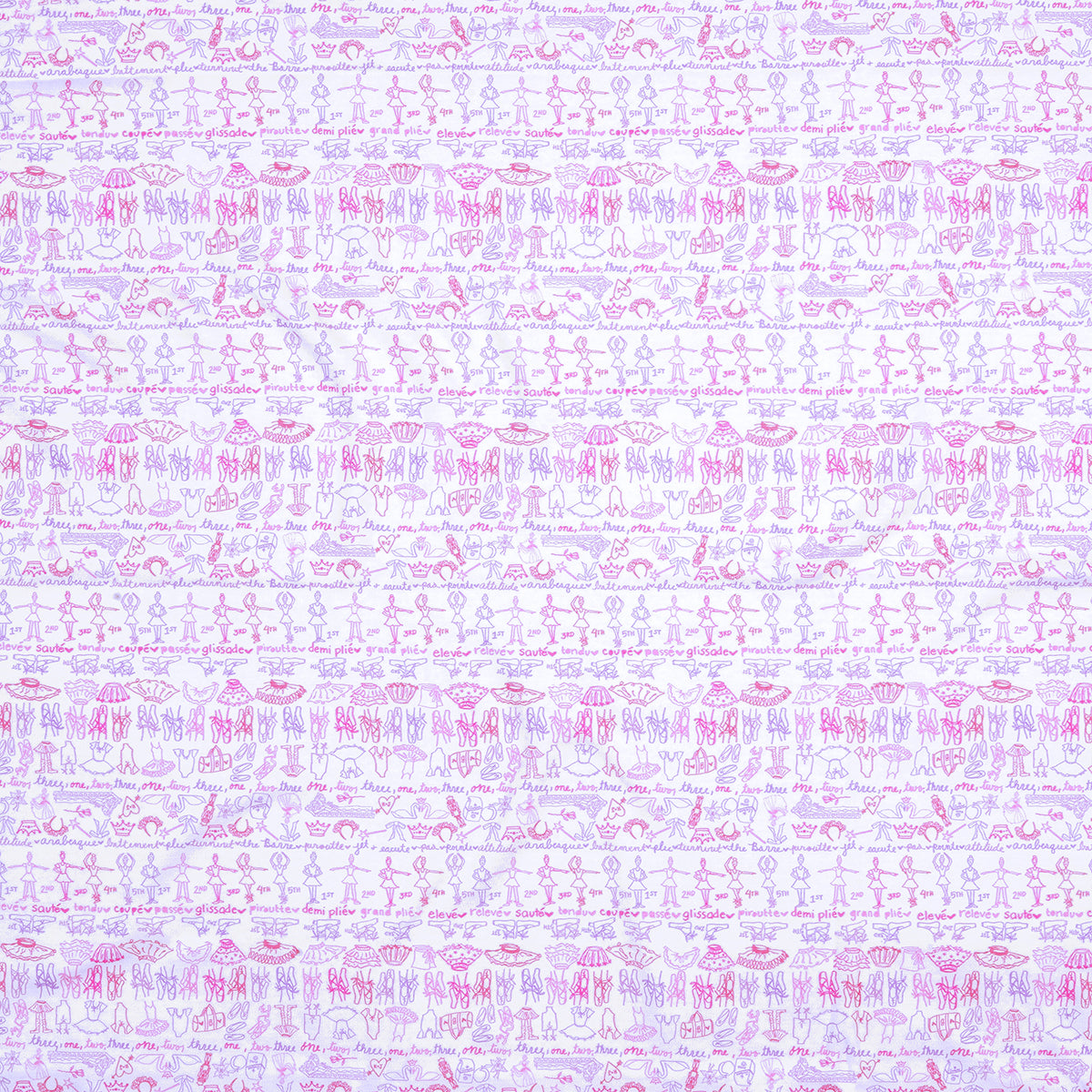 joy street ballet print detail 