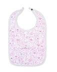 Joy Street Kids Dallas-Fort Worth Baby Bib, Pink