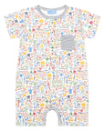 Football Boys Shortie Romper