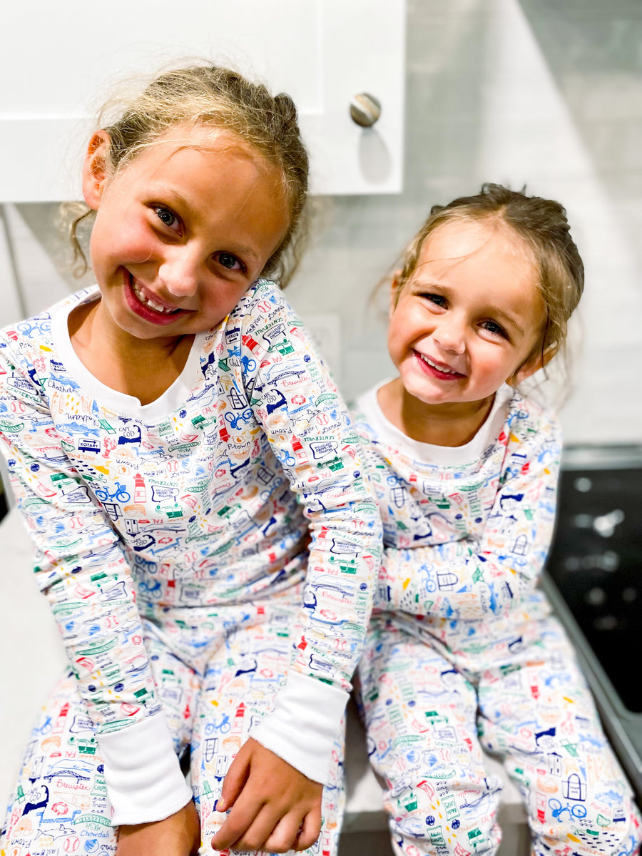 Cape Cod Two Piece Kids Pajamas