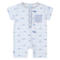 Sharks Boys Shortie Romper
