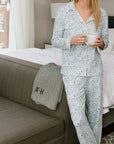 North Pole Christmas Women’s Button Front Pajama Set