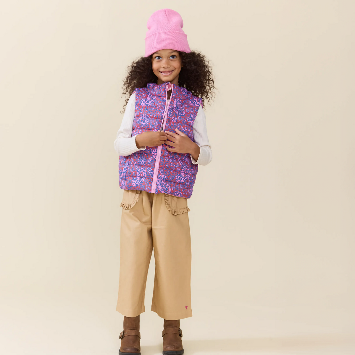 Pink Chicken Girls Reversible Riley Vest