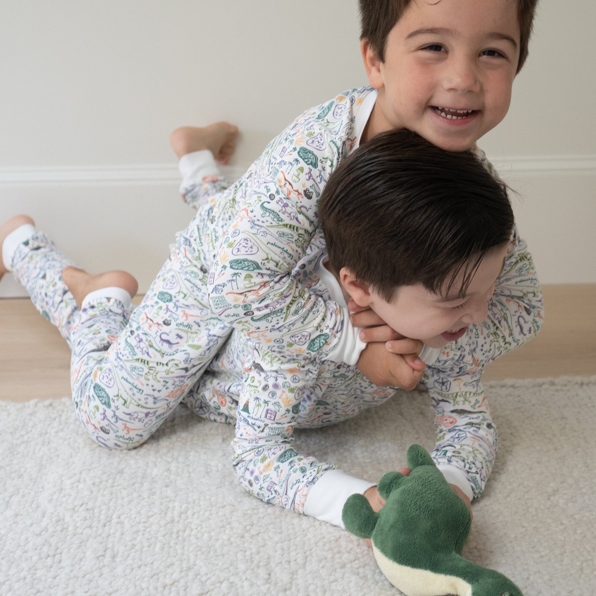 Joy Street Dinosaur Kids Two Piece Pajamas
