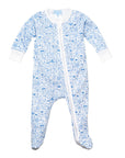 Joy Street Kids Dallas-Fort Worth Zip Onesie, Blue