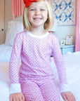 Sailor Hearts Two Piece Kids Pajamas