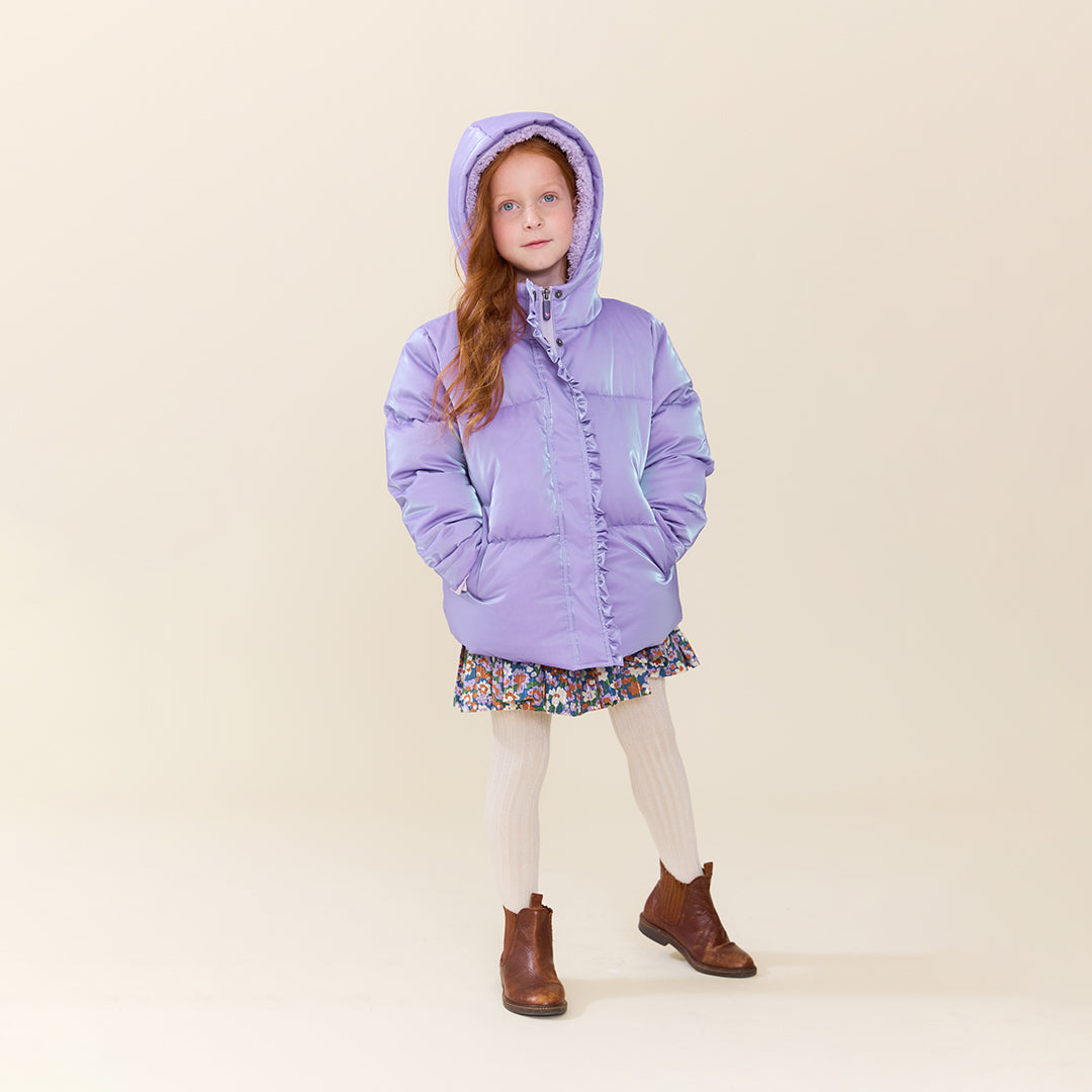 Pink Chicken Girls Ruffle Pete Puffer