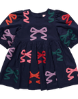 Girls Brooke Bow Dress