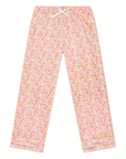 Marigolds Women's Button Front Long Pajama Set