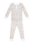 Football Two Piece Kids Henley Pajamas