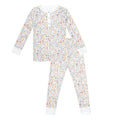 Football Two Piece Kids Henley Pajamas