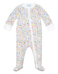 Football Zip Baby Onesie