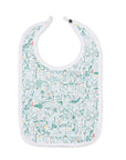 Joy Street Golf Round Baby Bib with snap closure