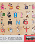 Alphabet Legends Golf Wooden Puzzle