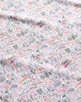 Joy Street Kids Hamptons print detail, pink