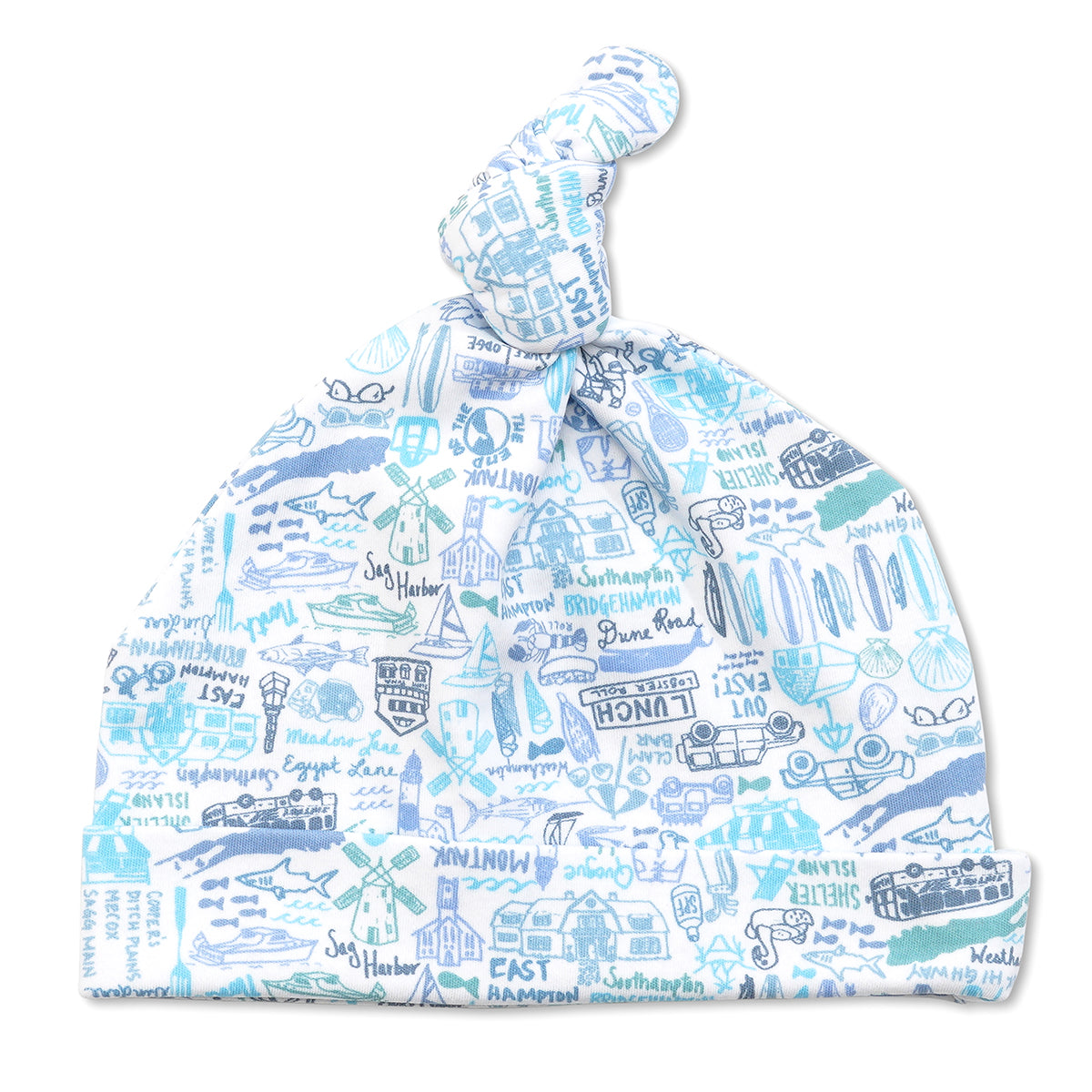 Joy Street Kids Hamptons baby hat, blue