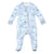 Joy Street Kids Hamptons Zip Baby onesie, blue