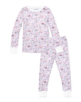 Joy Street Kids Hamptons print children's pajamas, pink