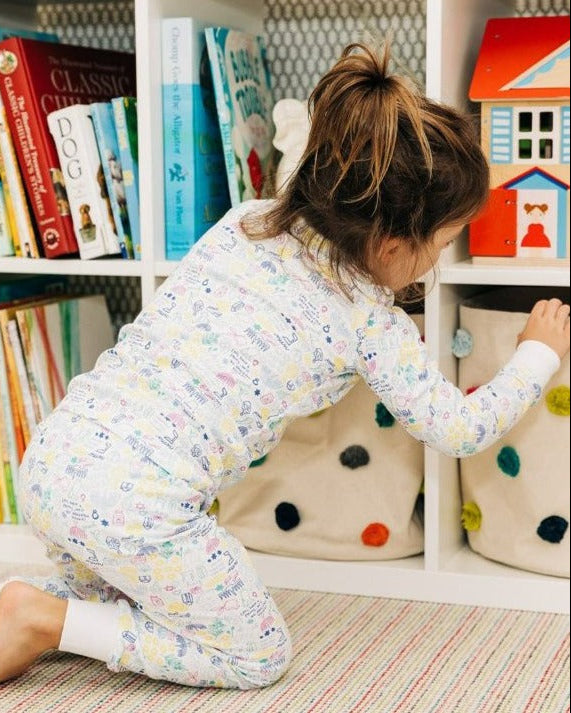 Joy Street Kids Hanukkah Print pajamas