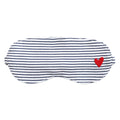 Harbor Heart Stitch Stripe Eye Mask