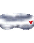 Harbor Heart Stitch Stripe Eye Mask