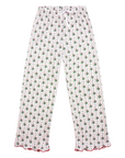 Holly Women’s Button Front Long Scallop Pajama Set