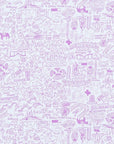 Houston print artwork detail, pink