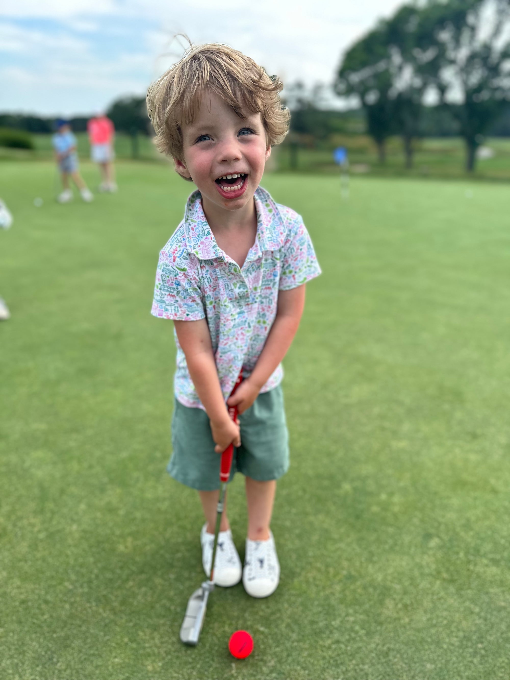 Joy Street Palm Beach Boy's Polo Shirt