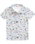 Joy Street Nantucket Boys Polo, multi color