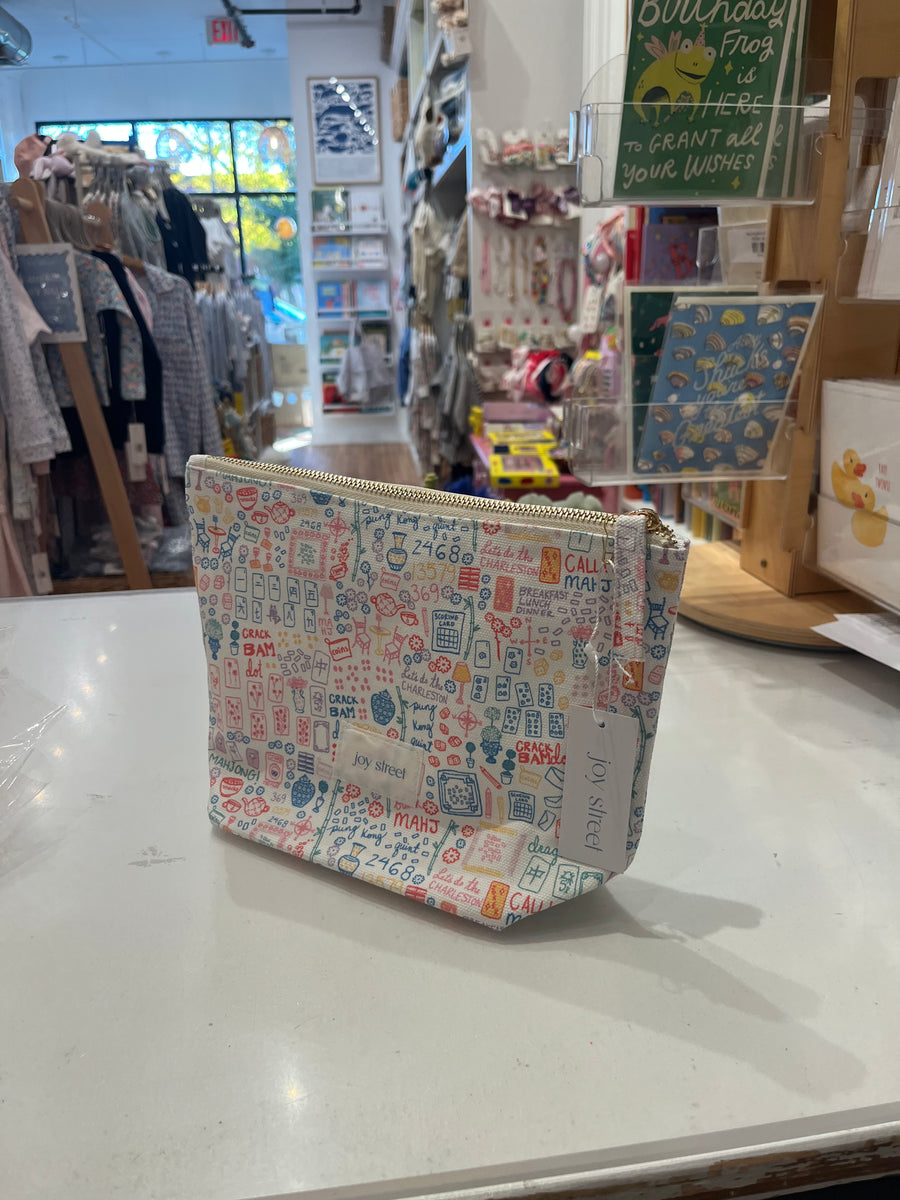Mahjong Small Zipper Pouch