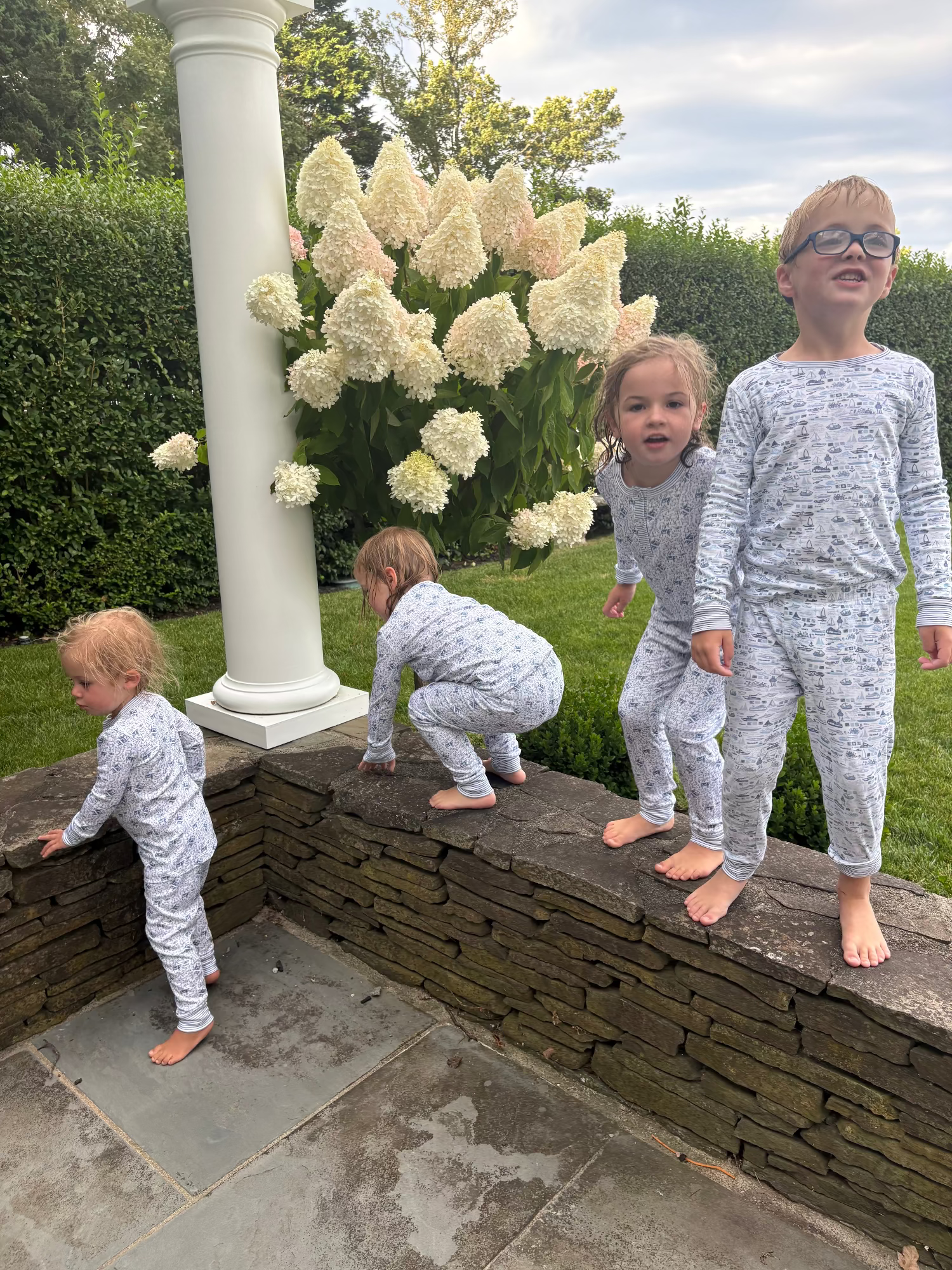 Farm Two Piece Kids Henley Pajamas