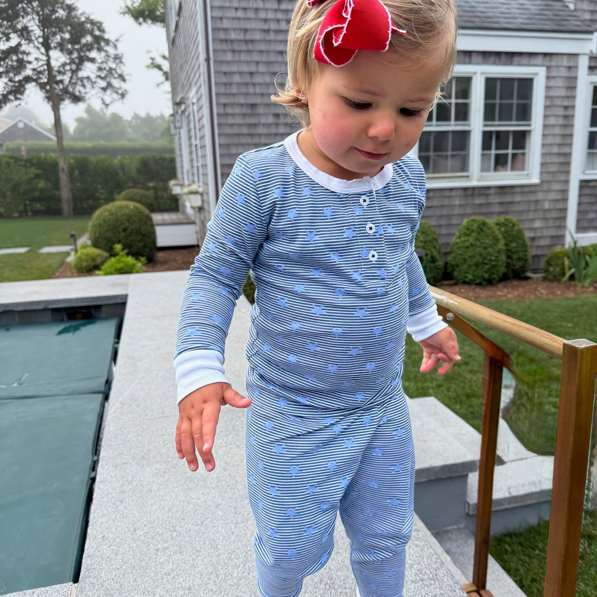 stars and stripes kids pajama set joy street