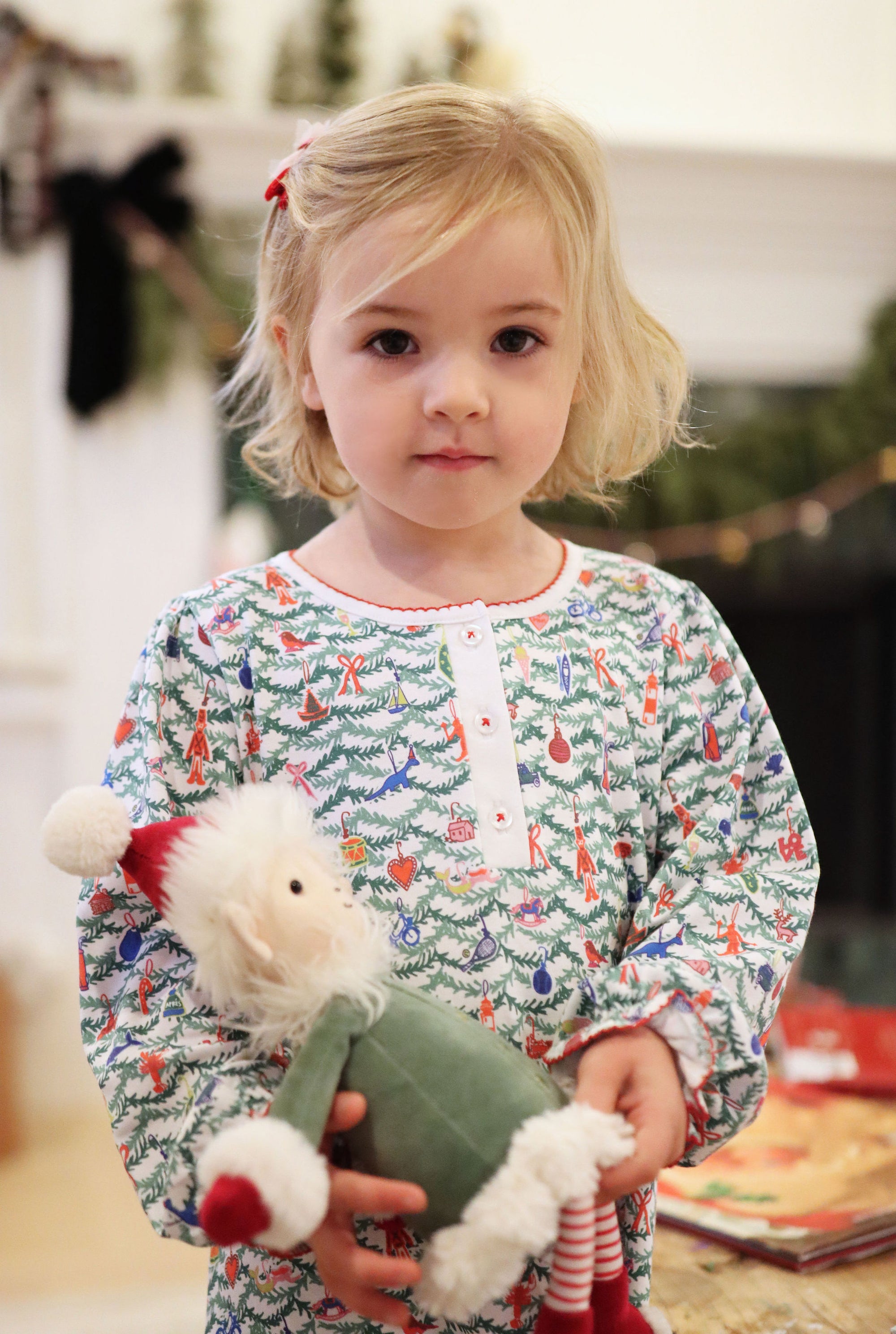 Oh Christmas Tree Girls Tess Lounge Dress