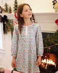 Oh Christmas Tree Girls Tess Lounge Dress
