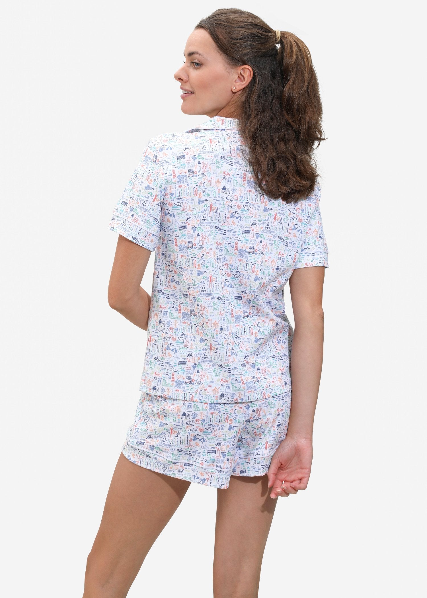 Jersey Shore Women's Short Pajama Set | Joy Street Jersey Shore Jersey Shore Women's Short Pajama Set | Joy Street Jersey Shore