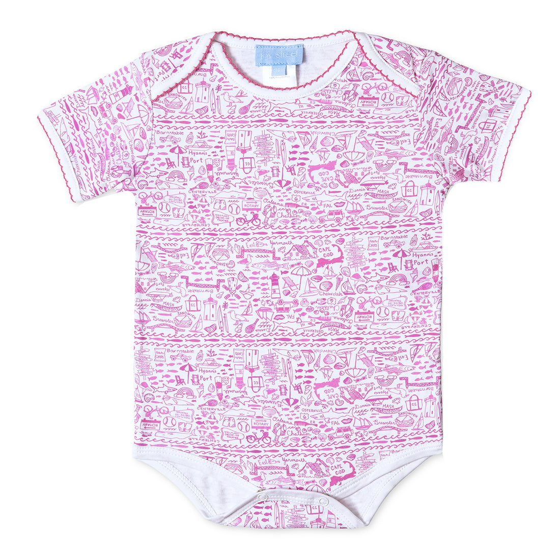 Joy Street Kids Cape Cod Pink Baby Body Suit